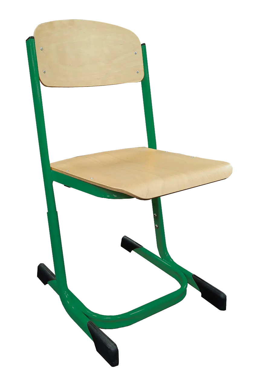 EDUARD židle student. stavitelná, velikost 3 - 5 RAL 6029 - zelená